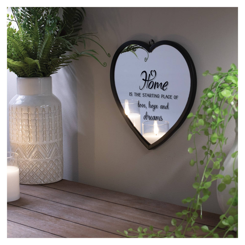 Heart Mirror Home Is Place 