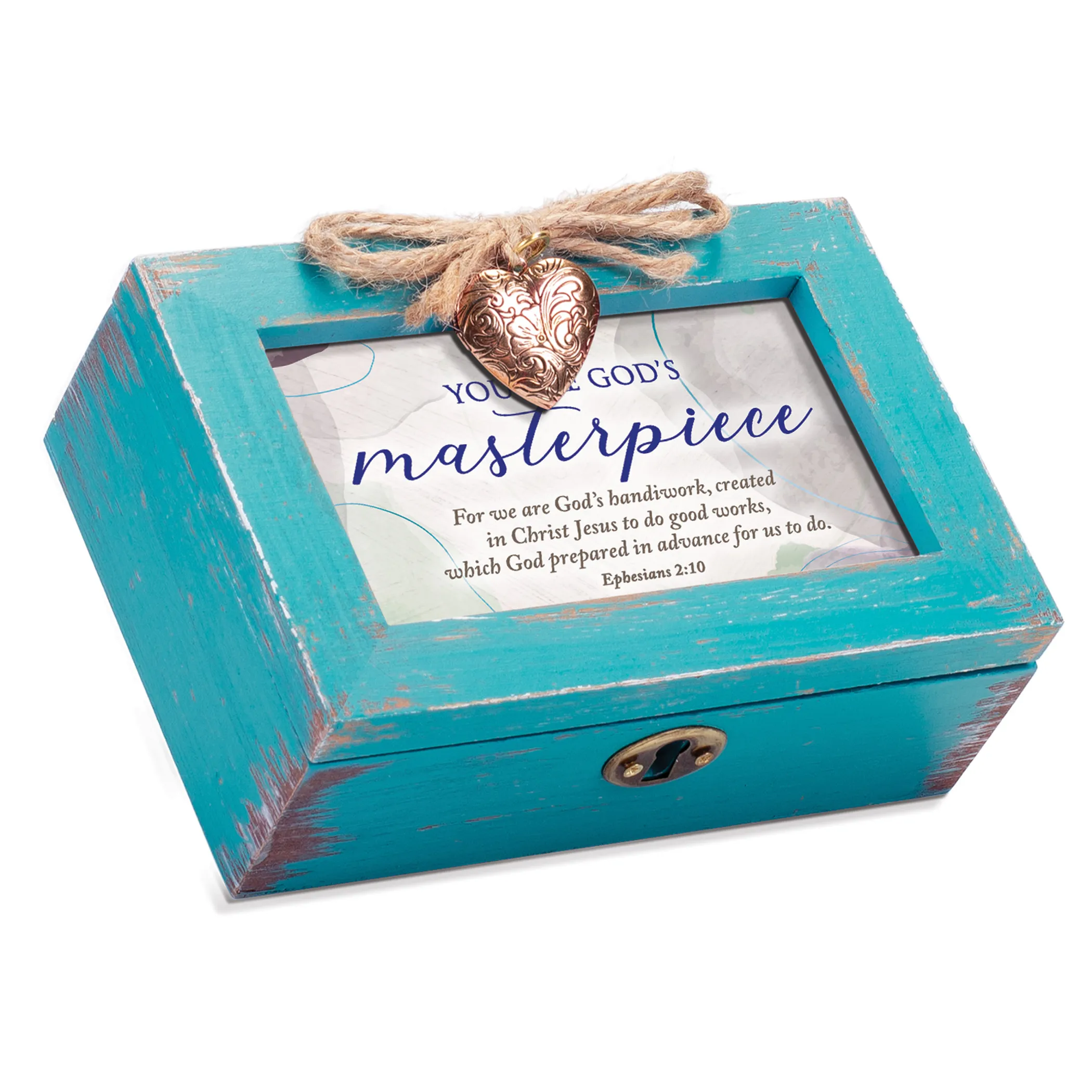 TopDawg | Dicksons Inc,Petite Locket Music Box Masterpiece Teal