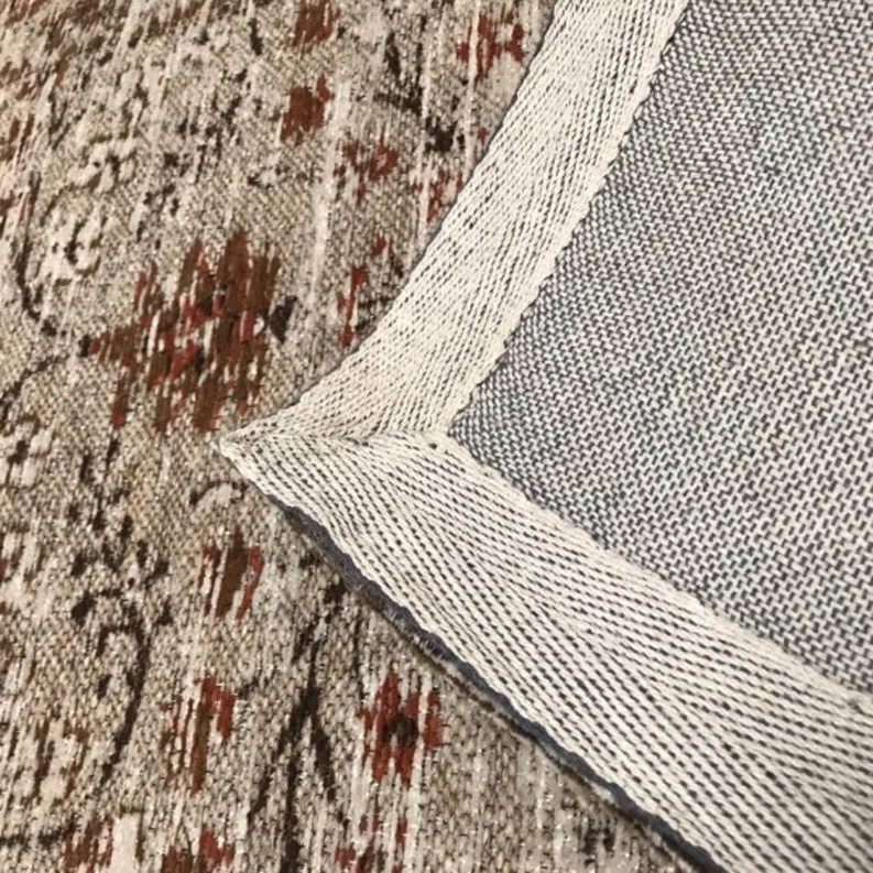 Oakton Jacquard Chenille Distressed Tapestry Area Rug