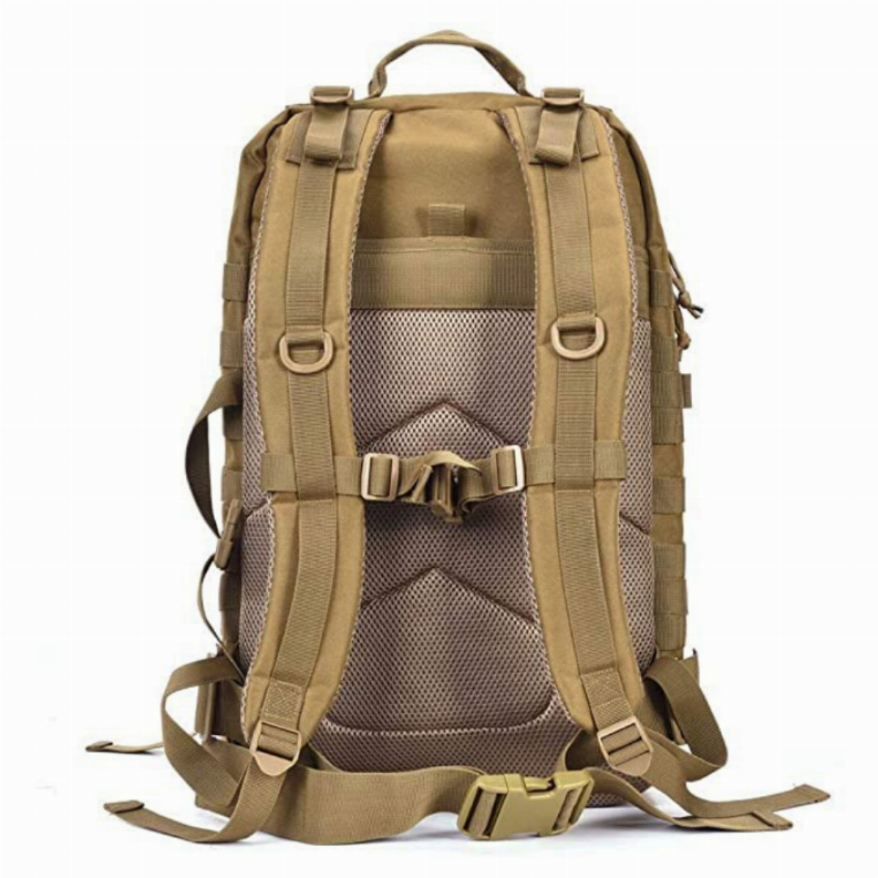Tactical Military 45L Molle Rucksack Backpack - Khaki