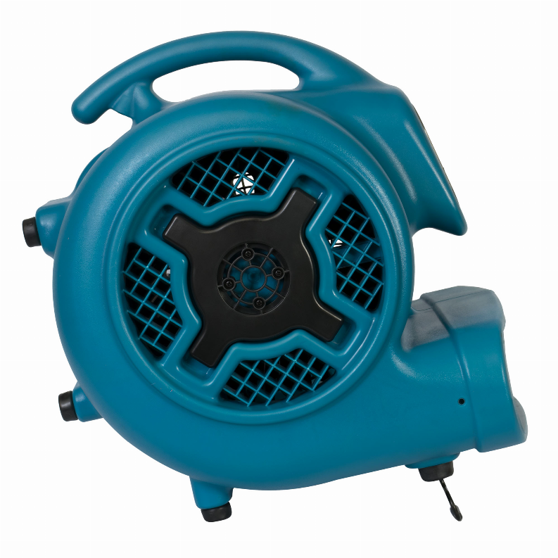 XPOWER CFM 3 Speed Air Mover, Carpet Dryer, Floor Fan, Blower - Blue Blue 1 p-830 1 hp 3600