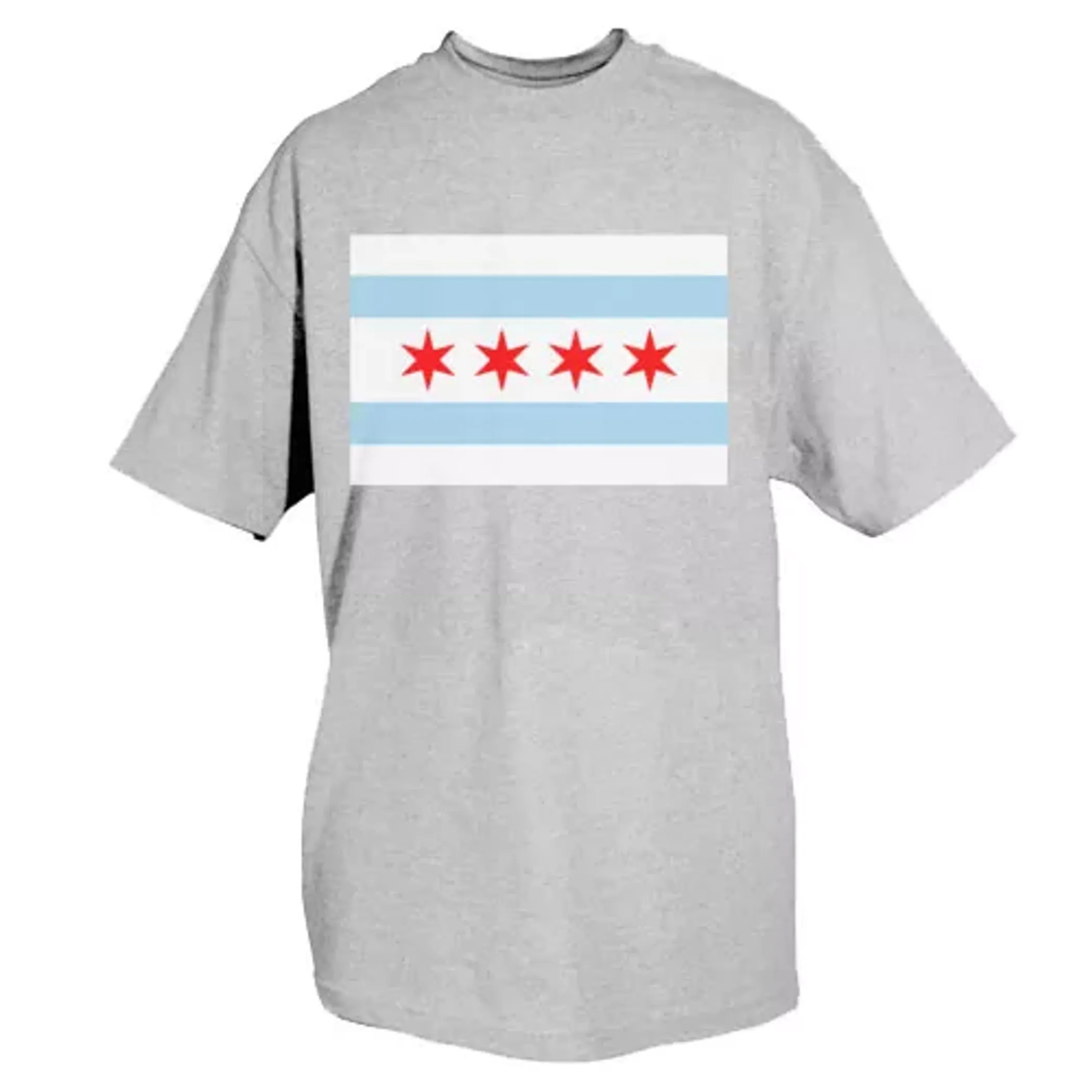 Fox Outdoor Products Chicago Flag T-Shirt Grey - XL