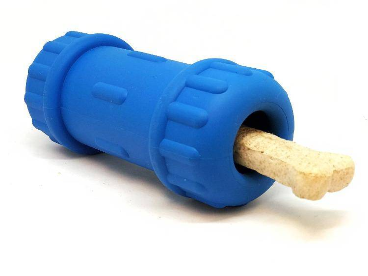 ID Bone Durable Rubber Chew Toy and Treat Dispenser