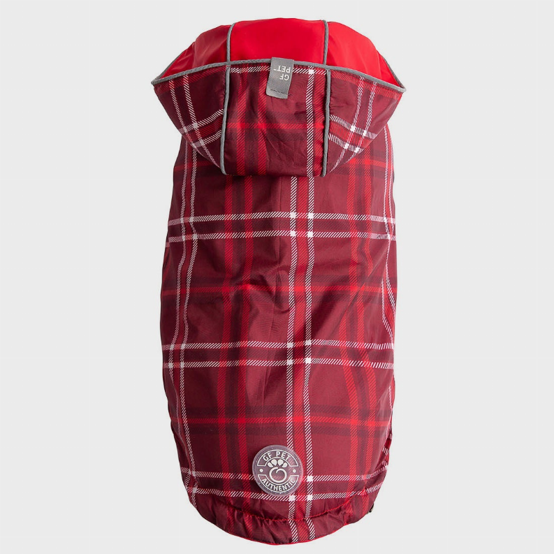 GF Pet Reversible ElastoFit Raincoat 2XS Red