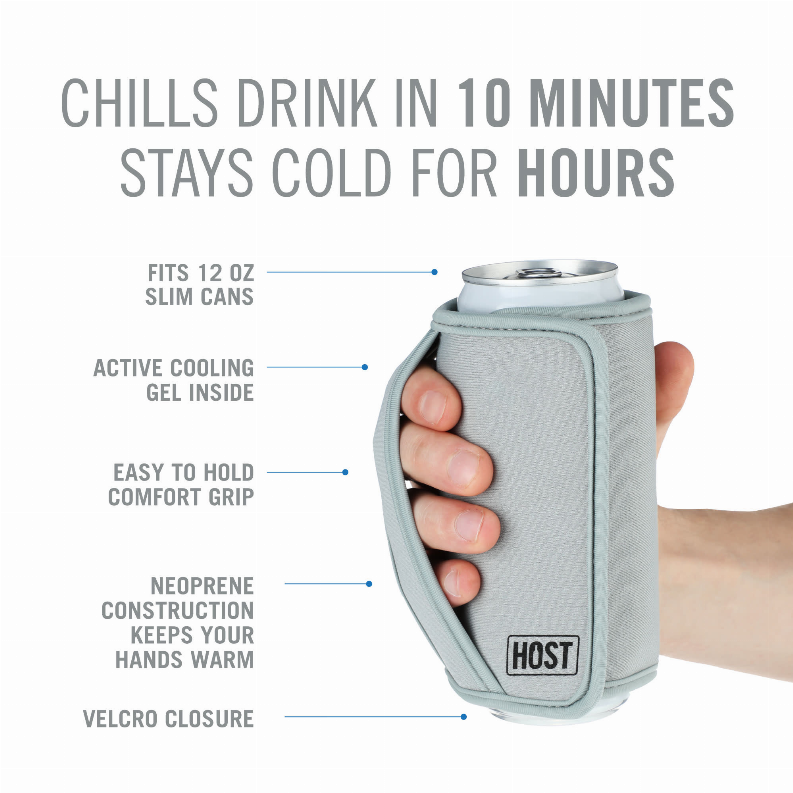 Insta-Chill Standard Can Sleeve Set of 4 by HOST