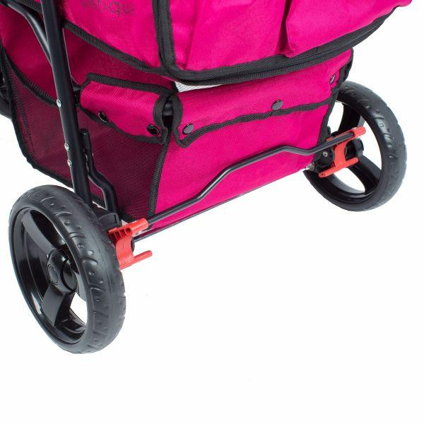 Durable Pet Stroller - Razzberry
