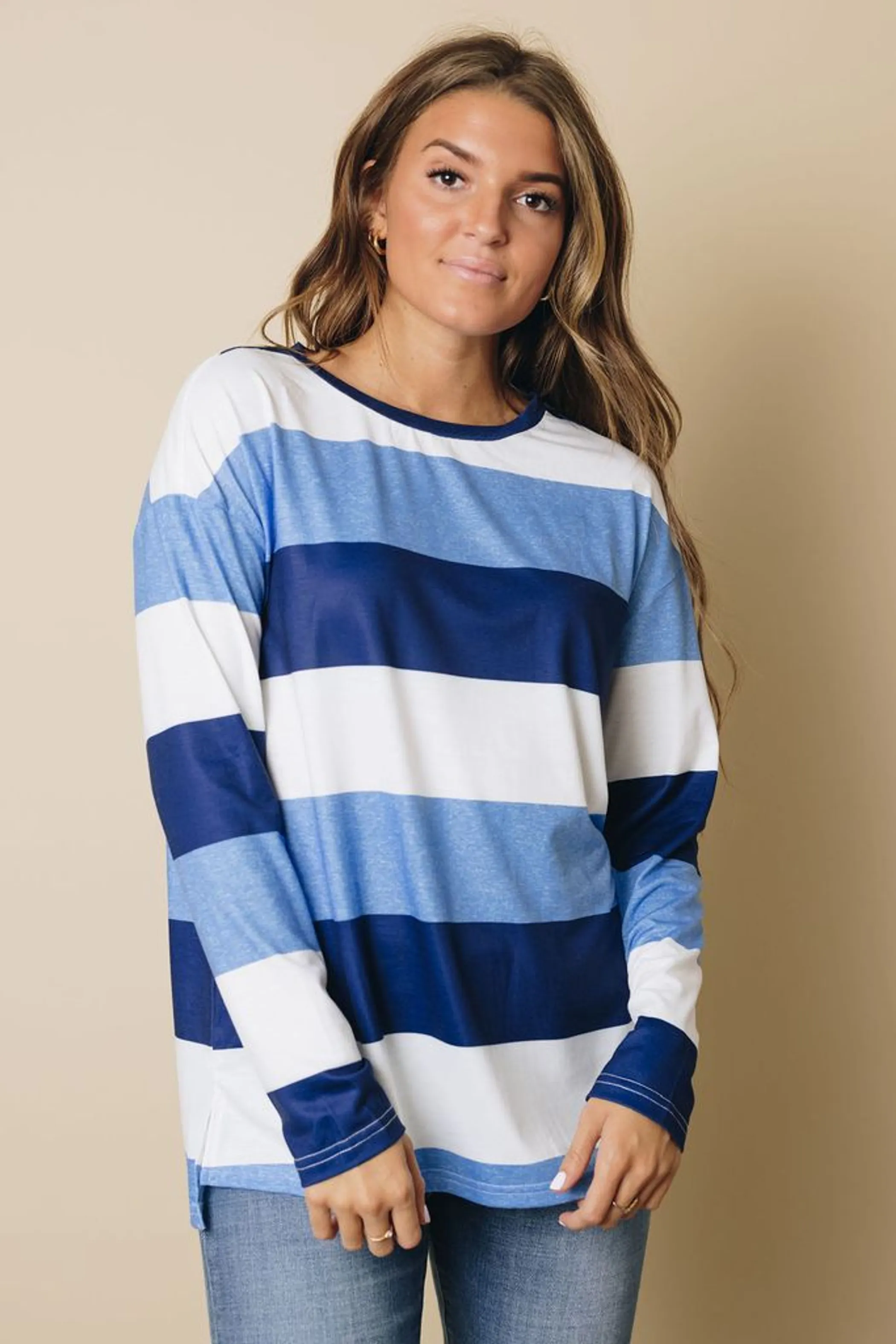 TopDawg | Stay Warm in Style,Odessa Colorblock Long Sleeve Top