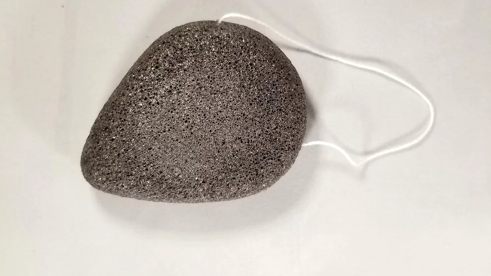 Zero Waste Konjac Facial Sponge With Activated Charcoal