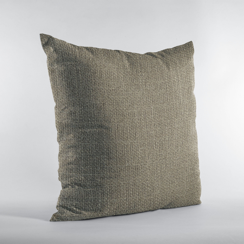 Plutus Wall Textured Solid, With Open Weave. Luxury Throw Pillow Double sided  20" x 36" King Hemp