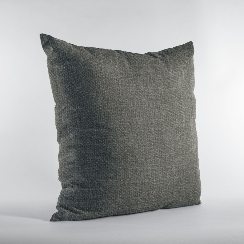 Plutus Wall Textured Solid, With Open Weave. Luxury Throw Pillow Double sided  26" x 26" Mascara
