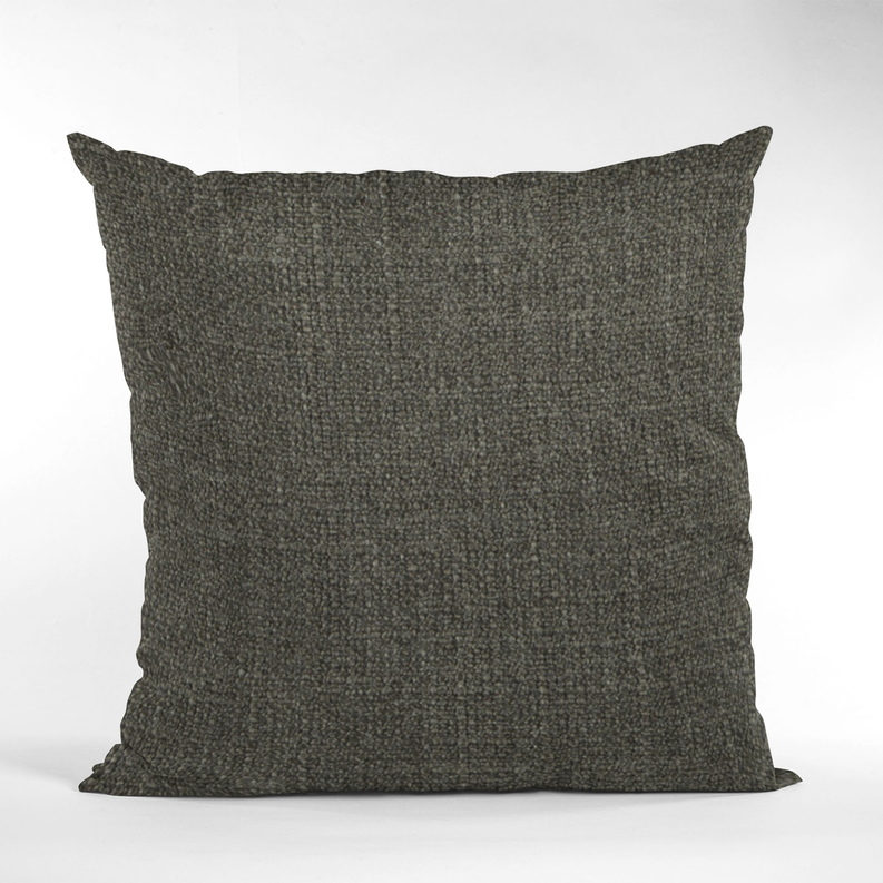 Plutus Wall Textured Solid, With Open Weave. Luxury Throw Pillow Double sided  26" x 26" Mascara