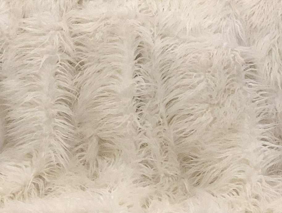Plutus Faux Fur Luxury Throw Blanket 102L x 116W California King White