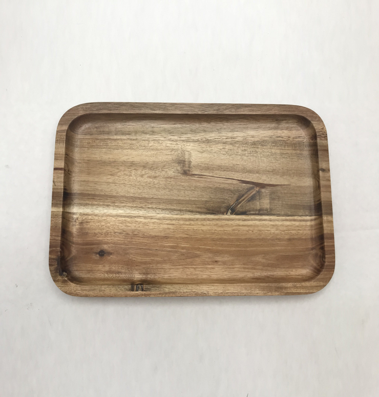 Acacia Serving rectangle tray / Dish 10" X 7"  Wood