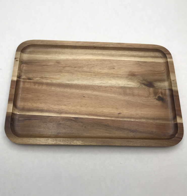 Acacia Serving rectangle tray / Dish 12" X 8"  Wood