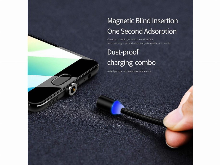 2M Magnetic 3-in-1 USB Charging with Bag