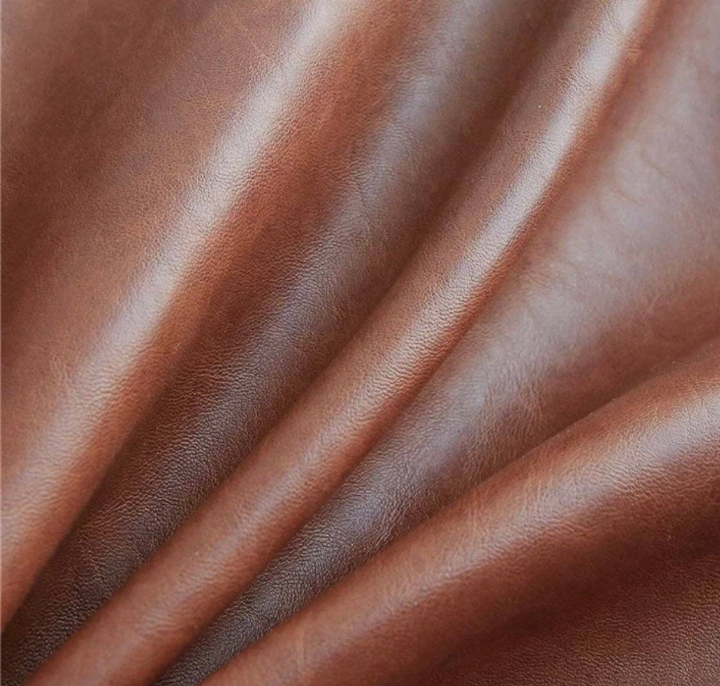 Faux Leather Throw Pillow Cover - 20x20 Brown