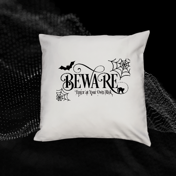 Beware Pillow Cover