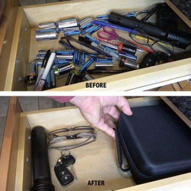 Flipo Battery Storage Case - Small Slate