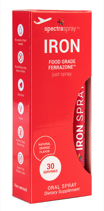 Iron Oral Spray Supplement by SpectraSpray