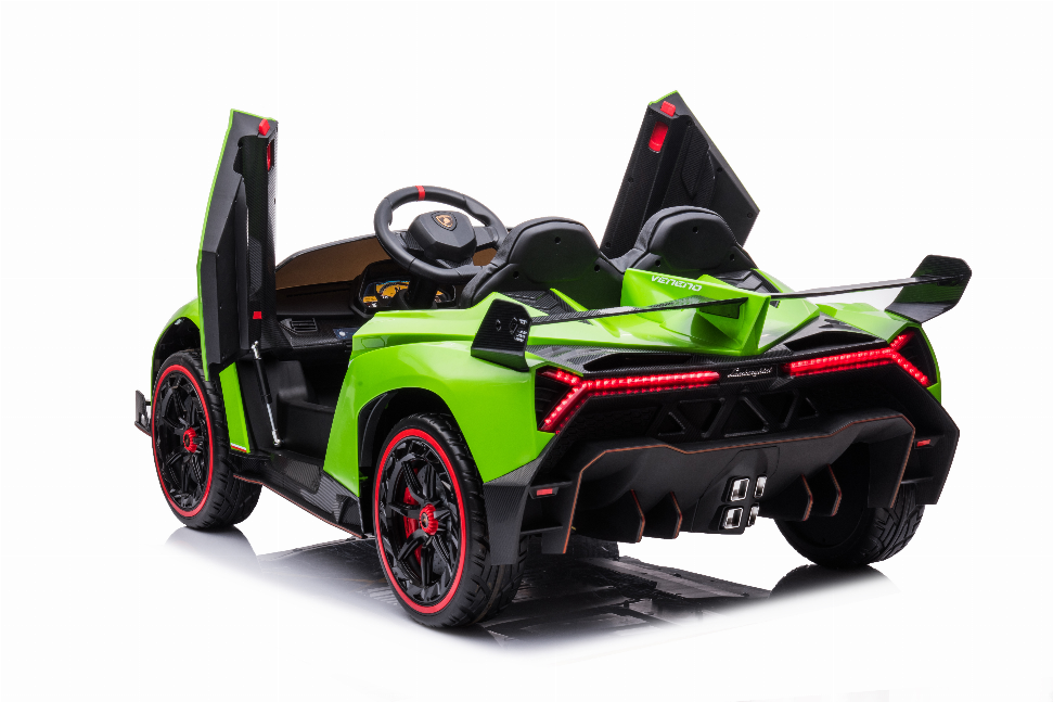 24V 4x4 Lamborghini Veneno 2 Seater Ride on Car - Green