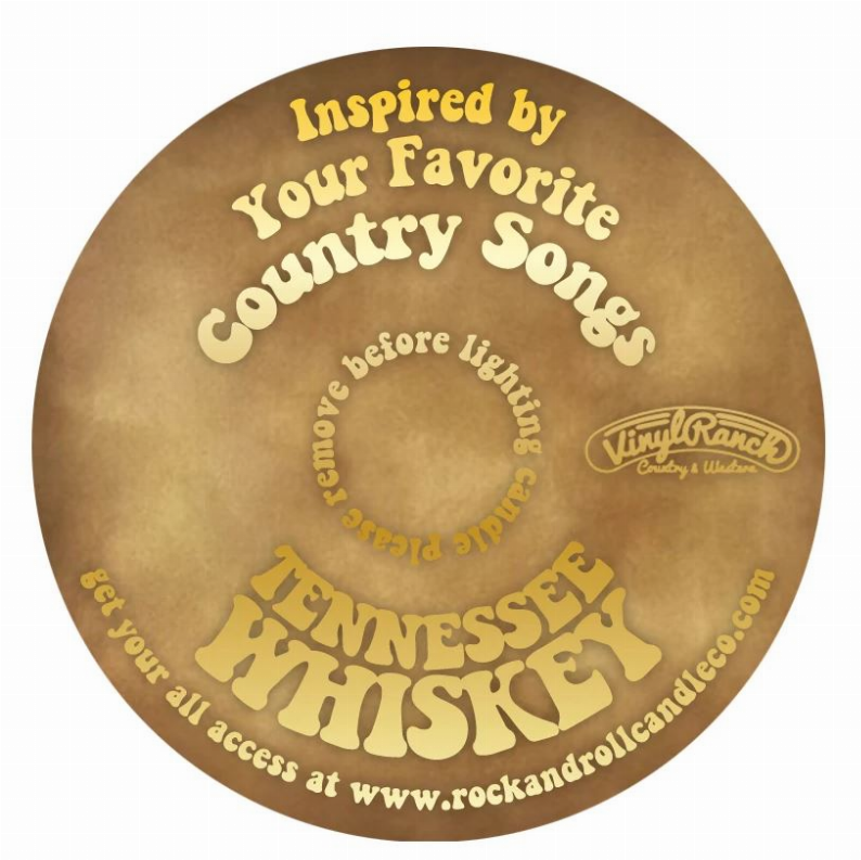 R&RCCo x Vinyl Ranch: Tennessee Whiskey Candle