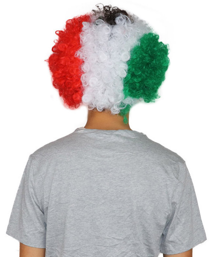 Mexican Flag Afro Wig