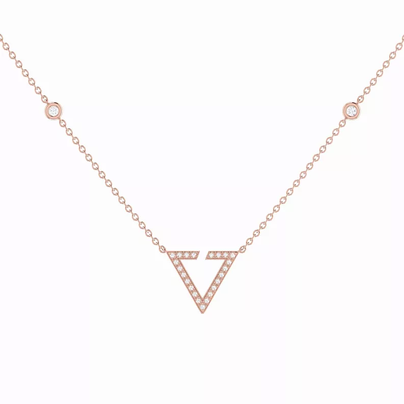 strawberry & cream - letter curb chain necklace 18 karat gold